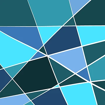 Artwork thumbnail, Blue Geometric by pixiekitcat