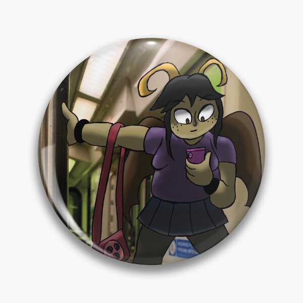 Item preview, Small Winged Bat creature riding the metro designed and sold by Tommythemage.