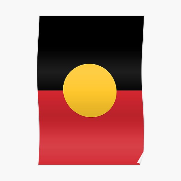 Anvendt titel musikalsk Australian Aboriginal Flag #5" Poster by SalahBlt | Redbubble