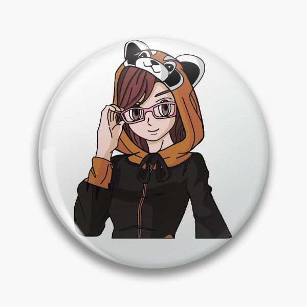 Item preview, Red Panda Hoodie Girl designed and sold by GL Digital Artwork .