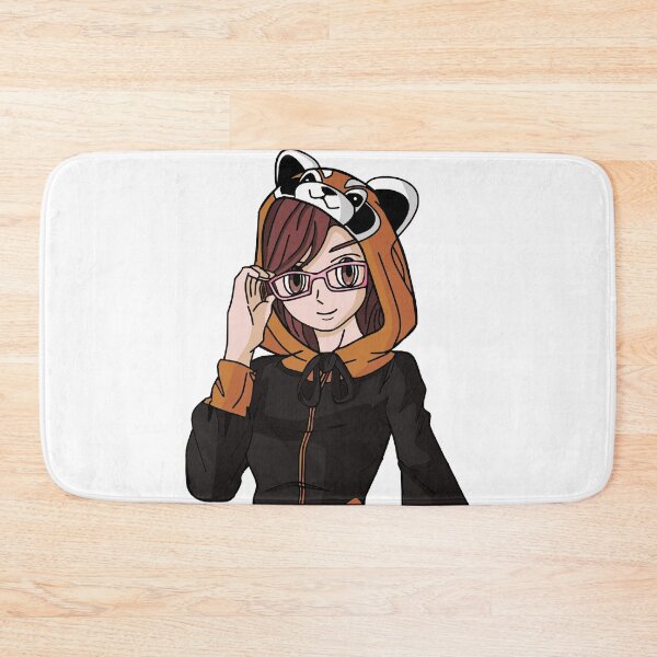 Item preview, Red Panda Hoodie Girl designed and sold by GL Digital Artwork .