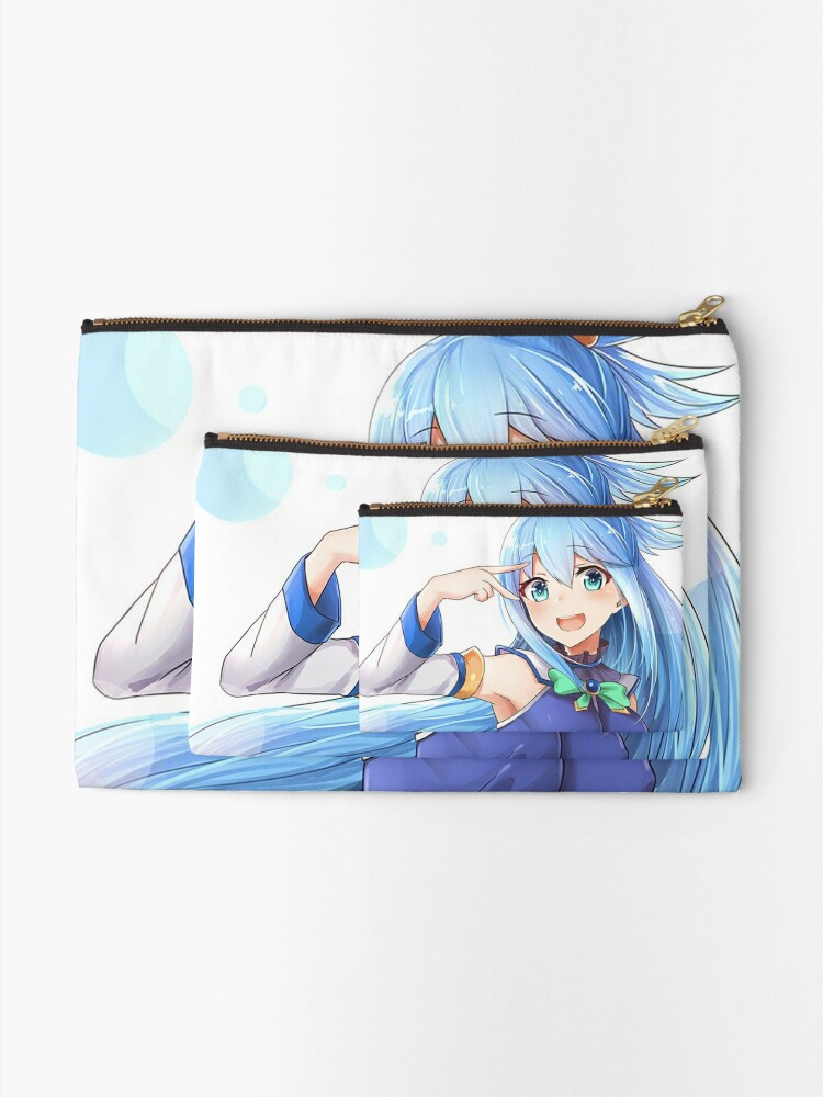 Jumping Aqua KonoSuba Anime Girl Sticker for Sale by slinkraz