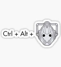 Ctrl + Alt + DELETE Sticker