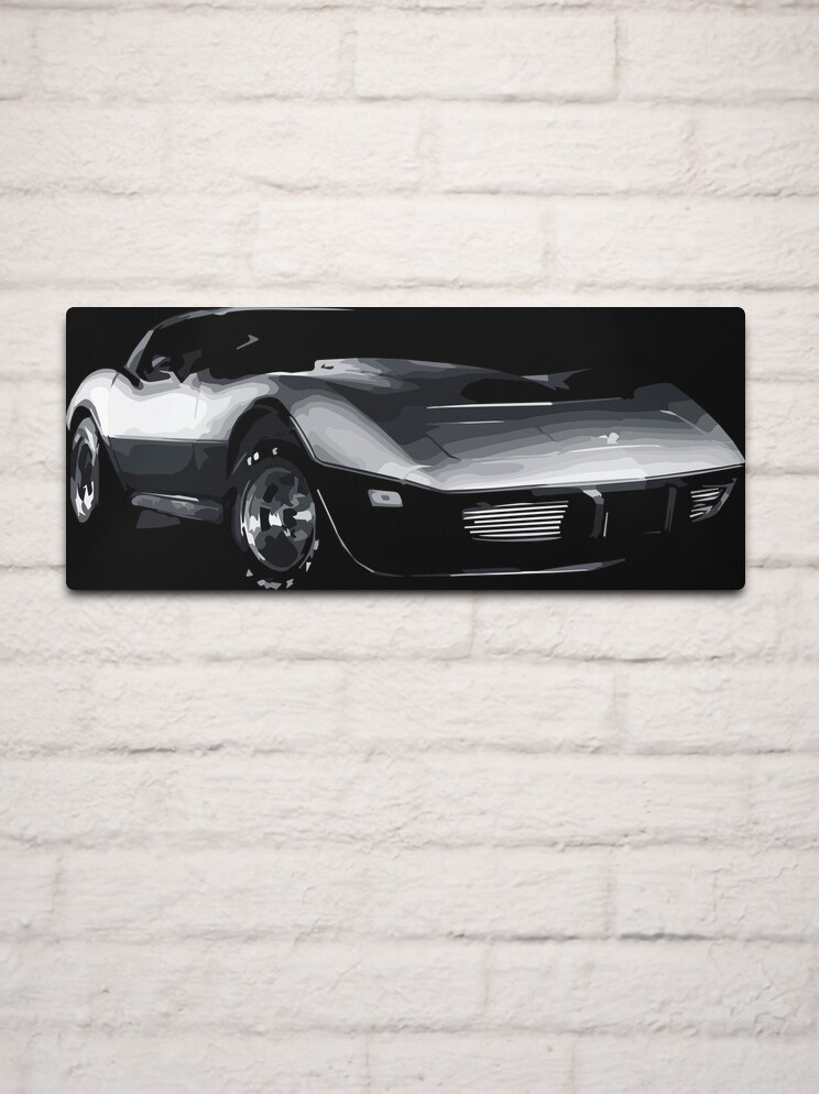 1978 Corvette 25th Silver Anniversary Metal Print