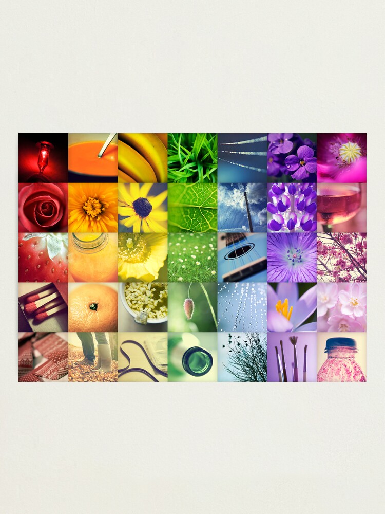 Alternate view of A Year of Colour Photographic Print