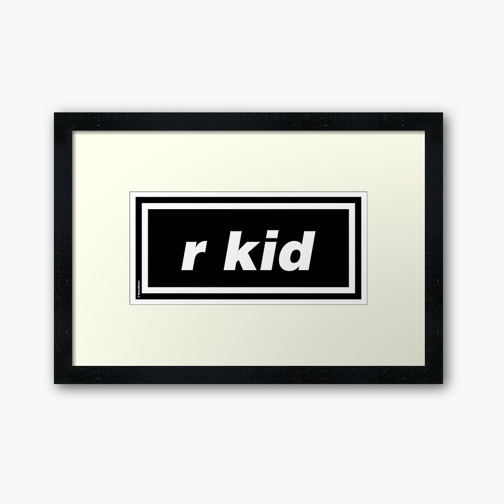 R Kid Oasis Gallagher 90s Band Manchester Rkid Artwork Mounted Print By Dannyshiers Redbubble