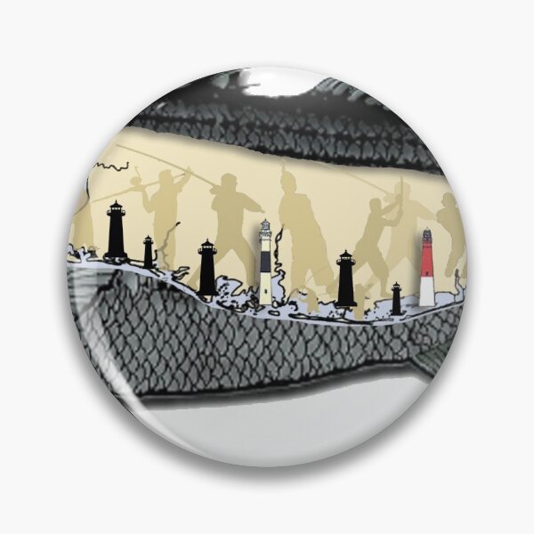Item preview, jersey shore fishing designed and sold by hookink.