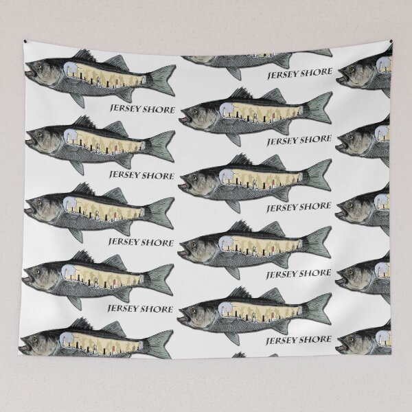 Item preview, jersey shore fishing designed and sold by hookink.