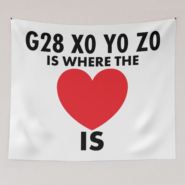 Item preview, G28 X0 Y0 Z0 is Where the Heart Is - 3D printing Design designed and sold by HalpinDesign.