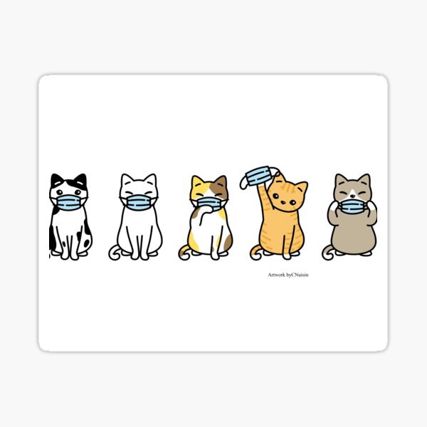 Item preview, Kitties with Masks II designed and sold by RGGames.