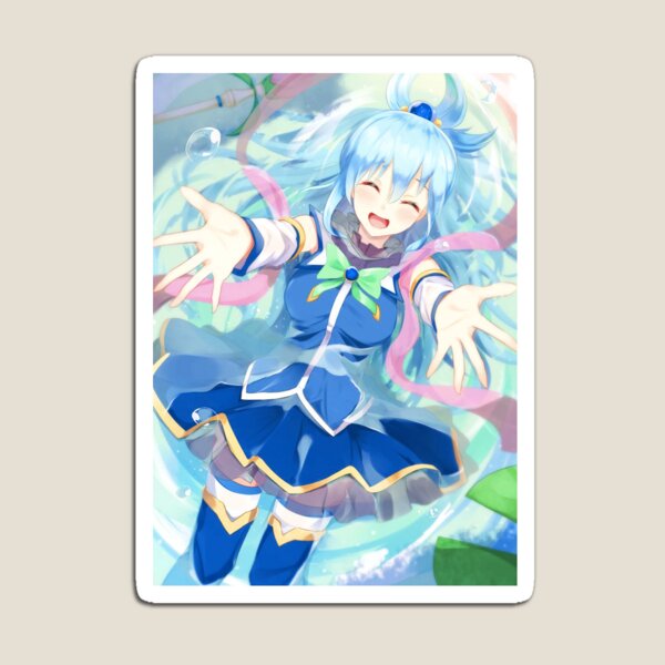 Sexy Aqua KonoSuba Anime Girl Magnet for Sale by slinkraz