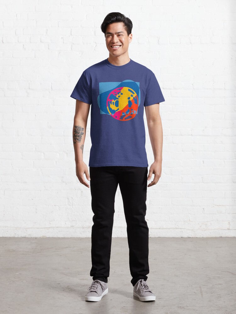 Alternate view of Colorful Abstract Geometric Art Classic T-Shirt