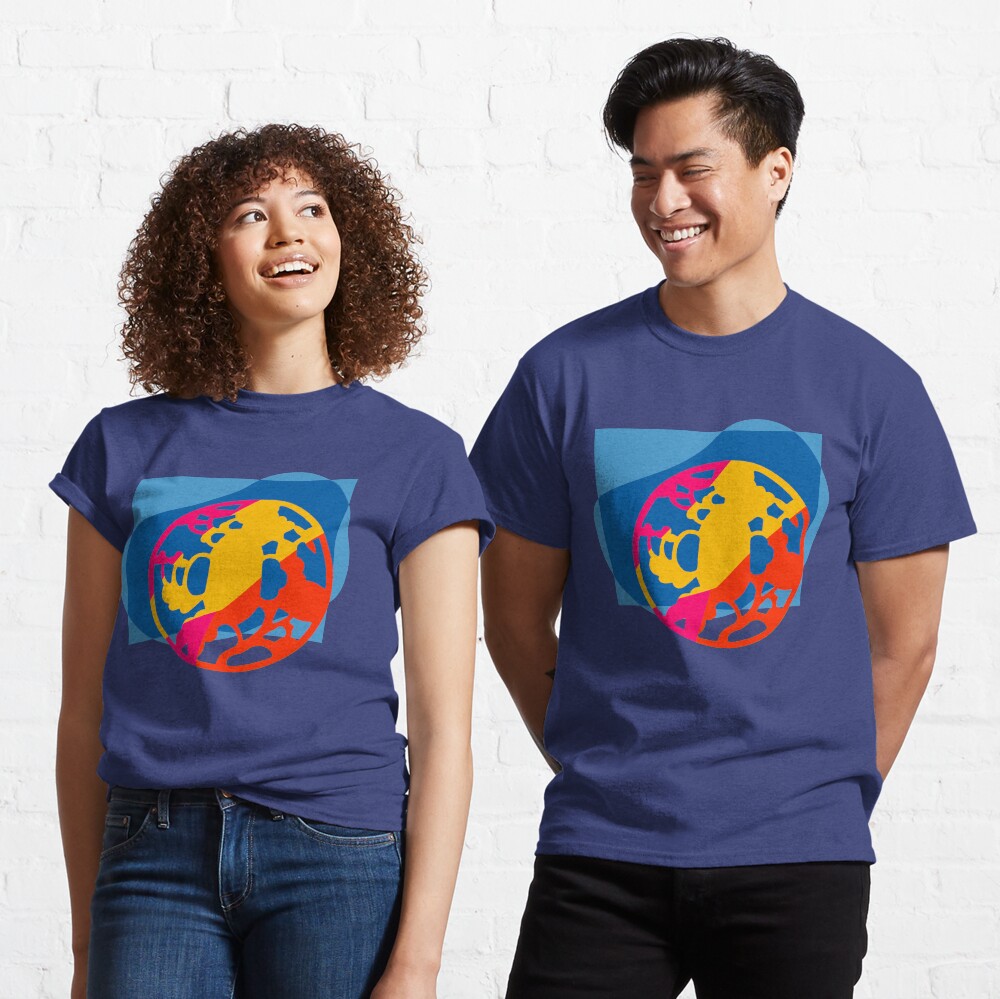 Colorful Abstract Geometric Art Classic T-Shirt
