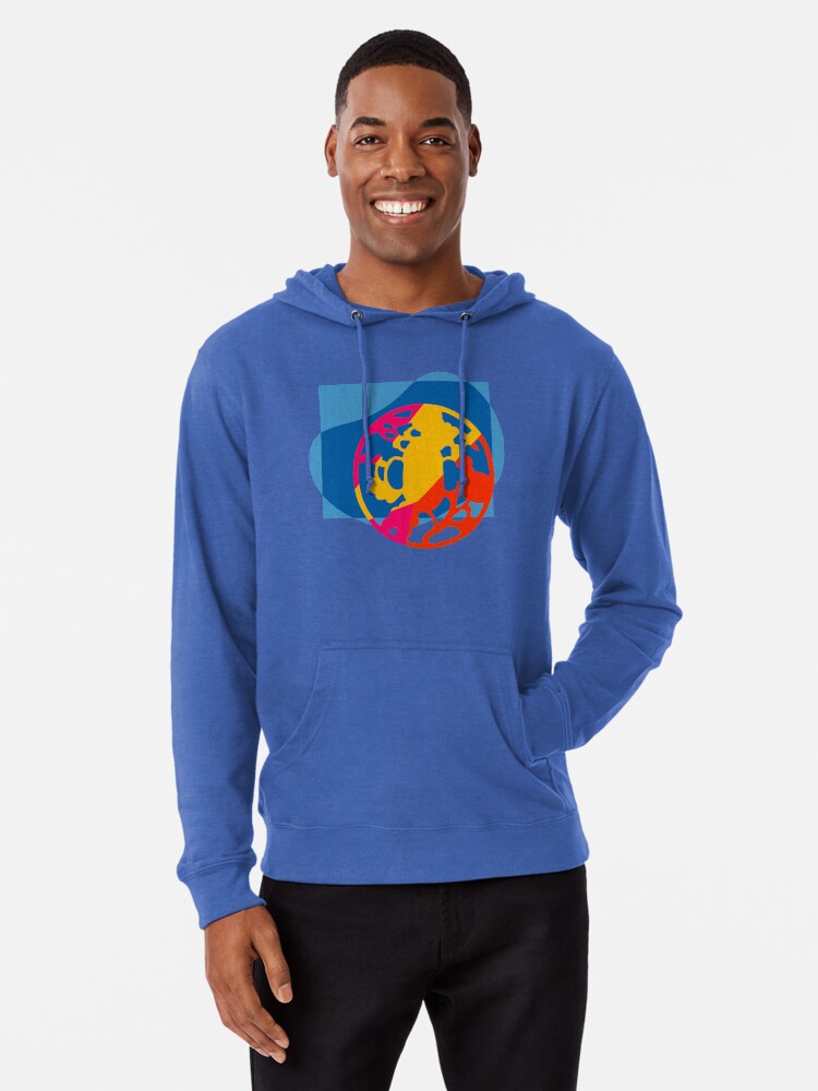 Alternate view of Colorful Abstract Geometric Art Lightweight Hoodie