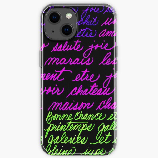 JUST A LITTLE FRENCH iPhone Soft Case