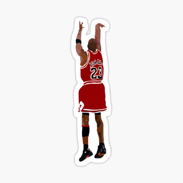 Michael Jordan Vector Art Sticker