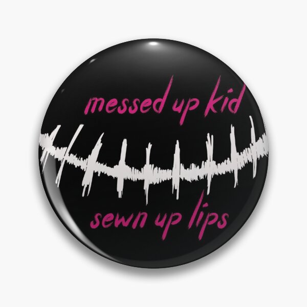 Item preview, Sewn up lips - YUNGBLUD designed and sold by Liliazulema.
