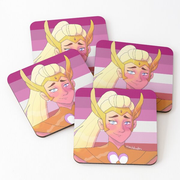 Item preview, She-Ra Lesbian Pride Background designed and sold by crunchdoodles.