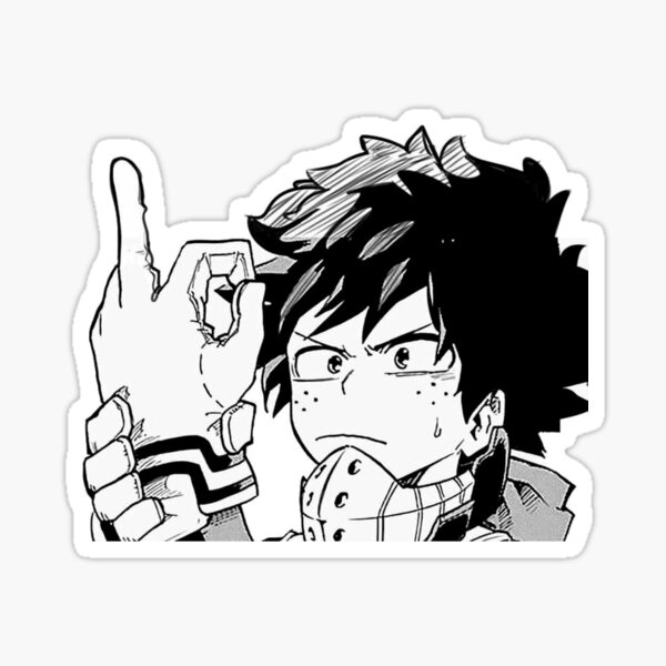 Fuck Off -Deku (my hero academia) Sticker