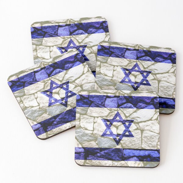 Item preview, Rock Wall Flag of Israel designed and sold by Dr-Pen.