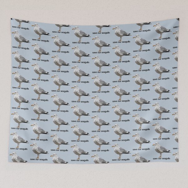 Item preview, Save our Seagulls designed and sold by Sophie Bluestone.