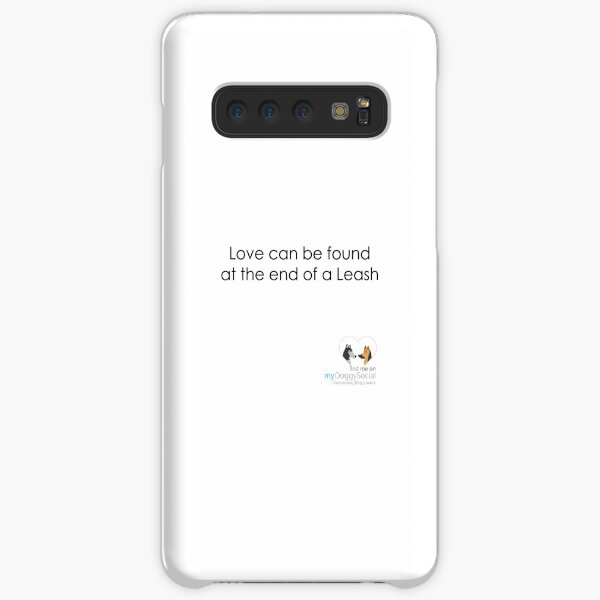 Love can be found at the end of a leash Samsung Galaxy Snap Case
