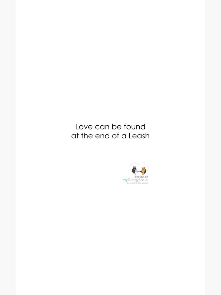 Love can be found at the end of a leash by mydoggysocial
