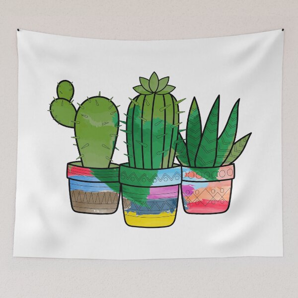 Item preview, watercolor cacti  designed and sold by Full Moon.
