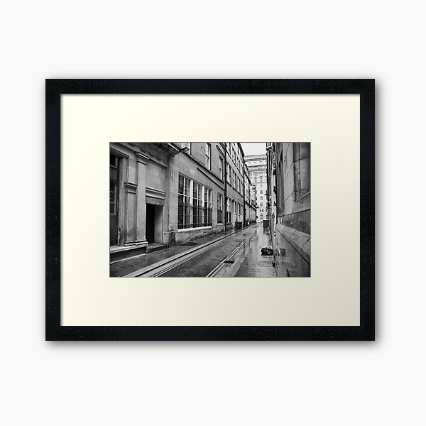 Back Street Framed Art Print