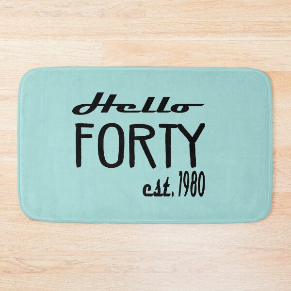 Item preview, Hello Forty Est 1980: Funny Fortieth 40th Birthday Gift Idea. designed and sold by cutitoutsir.