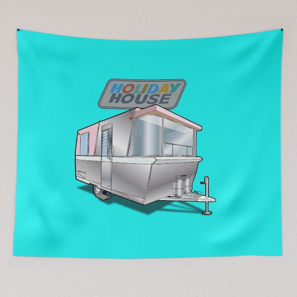 Item preview, Holiday House Trailer designed and sold by PatArtByKevin.