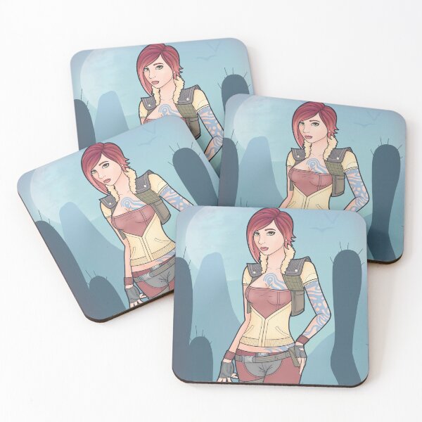 Borderlands Lilith Coasters (Set of 4)