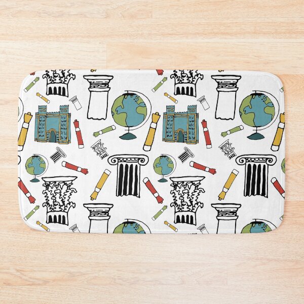 Item preview, History Teachers are my heroes cartoon pattern designed and sold by Ward Workshop Art.