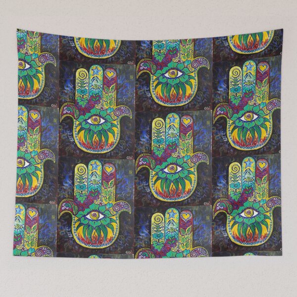 Item preview, Blue Hamsa designed and sold by TrueMoon.
