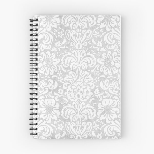 Item preview, Vintage White & Grey Damask designed and sold by Grafixmom.
