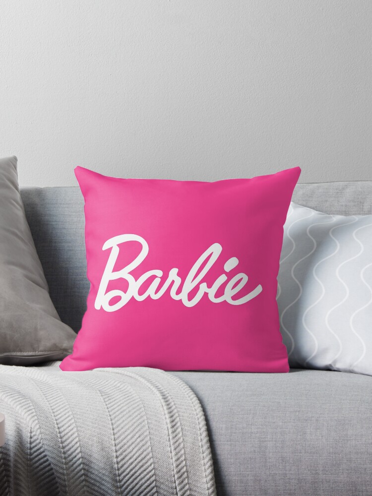 pink barbie pillow