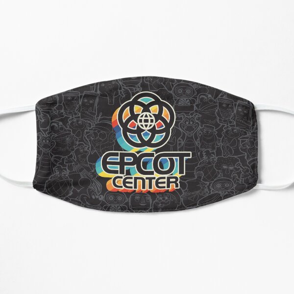 EPCOT Center BLK rainbow Flat Mask