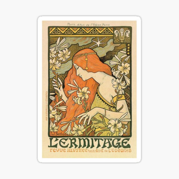 Item preview, L'Ermitage - Alphonse Mucha - Art Nouveau  designed and sold by Rachel   Whimpenny.