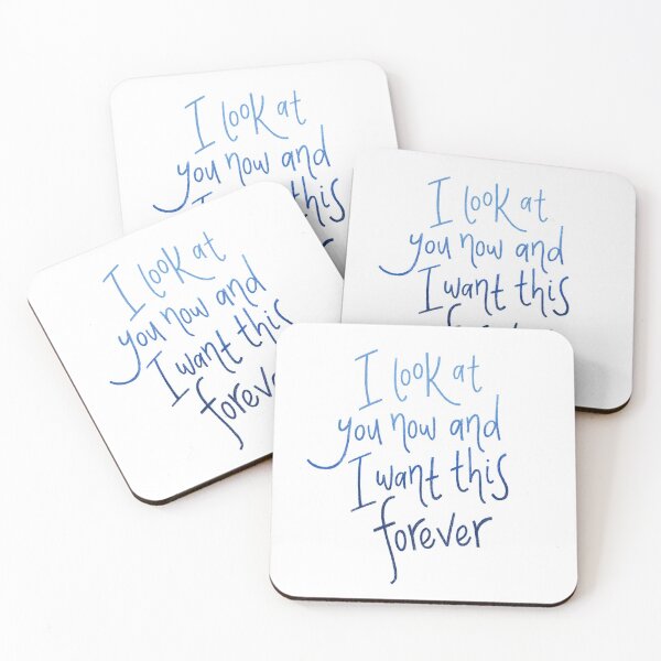Item preview, I Look at You Now and I Want This Forever designed and sold by alophia.
