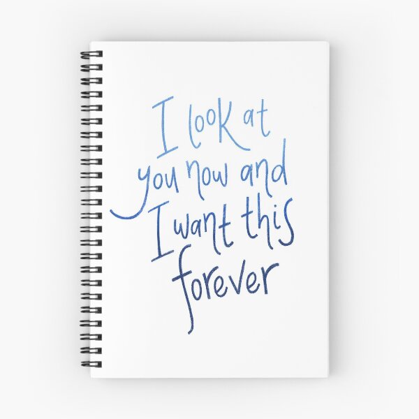 Item preview, I Look at You Now and I Want This Forever designed and sold by alophia.