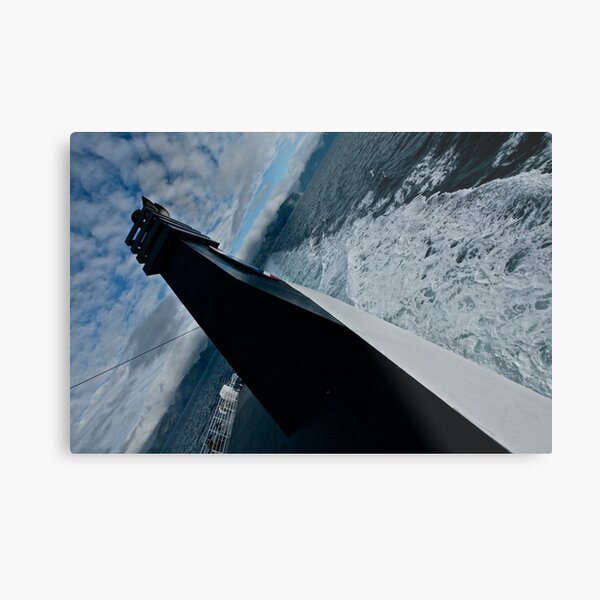 If you want to reach the Lofoten by ferry Bodo - Moskenes. July 2012 . by Andy Brown Sugar. Metal Print