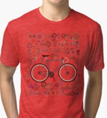 Love Fixie Road Bike Tri-blend T-Shirt