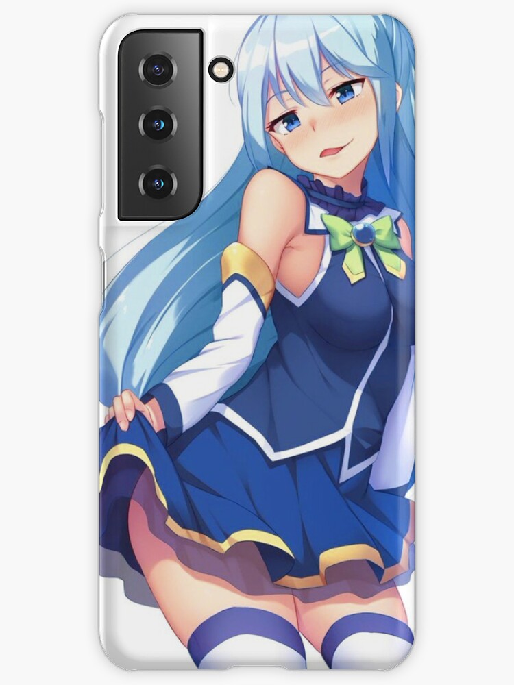 Jumping Aqua KonoSuba Anime Girl Sticker for Sale by slinkraz