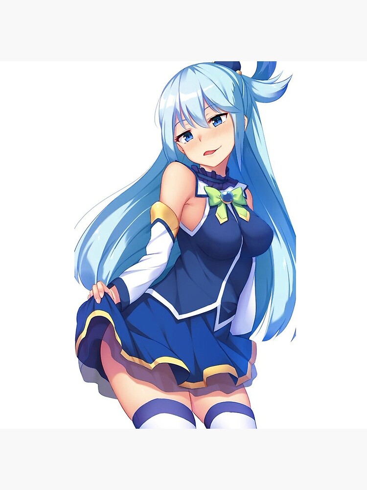 Happy Aqua KonoSuba Anime Girl 2 Tote Bag for Sale by slinkraz