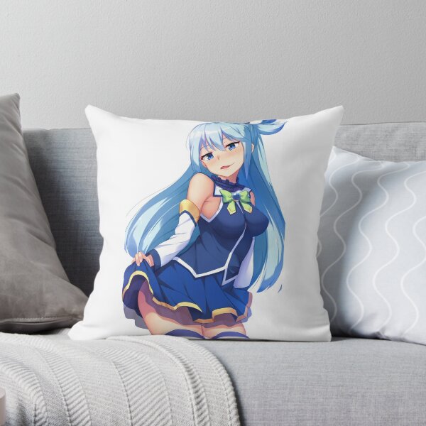 Funny Aqua KonoSuba Anime Girl Sticker for Sale by slinkraz