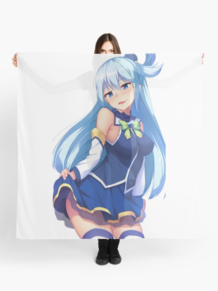 Funny Aqua KonoSuba Anime Girl Sticker for Sale by slinkraz