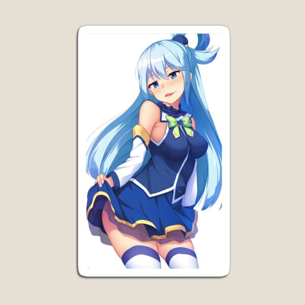 Sexy Aqua KonoSuba Anime Girl Magnet for Sale by slinkraz