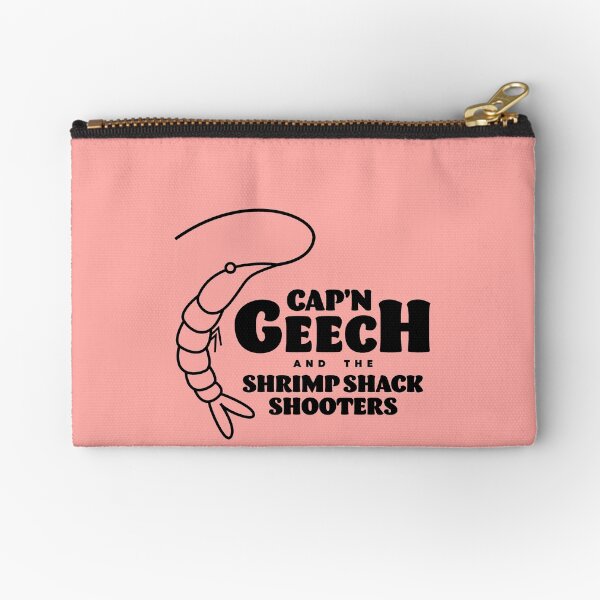 Cap'n Geech and the Shrimp Shack Shooters Zipper Pouch