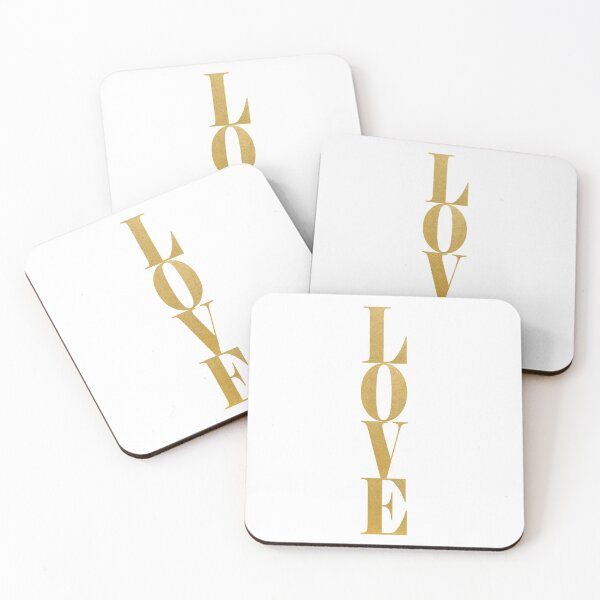 Item preview, LOVE (Vertical - Gold Foil) designed and sold by TresChicXO.