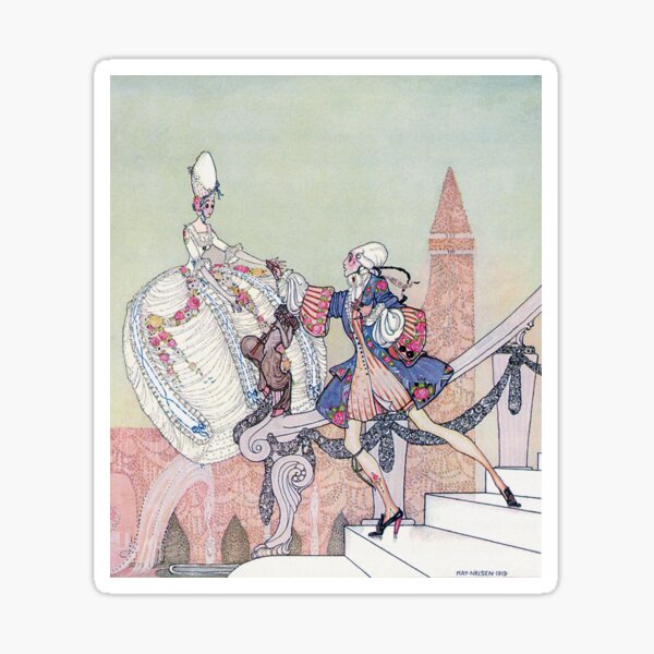 Aperçu de l'œuvre La princesse Diaphanie époustouflée Kay Nielsen créée et vendue par RedCapeTales.